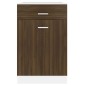 vidaXL Armario bajo de cocina madera ingeniería marrón roble vidaXL Armario bajo de cocina madera ingeniería marrón roble