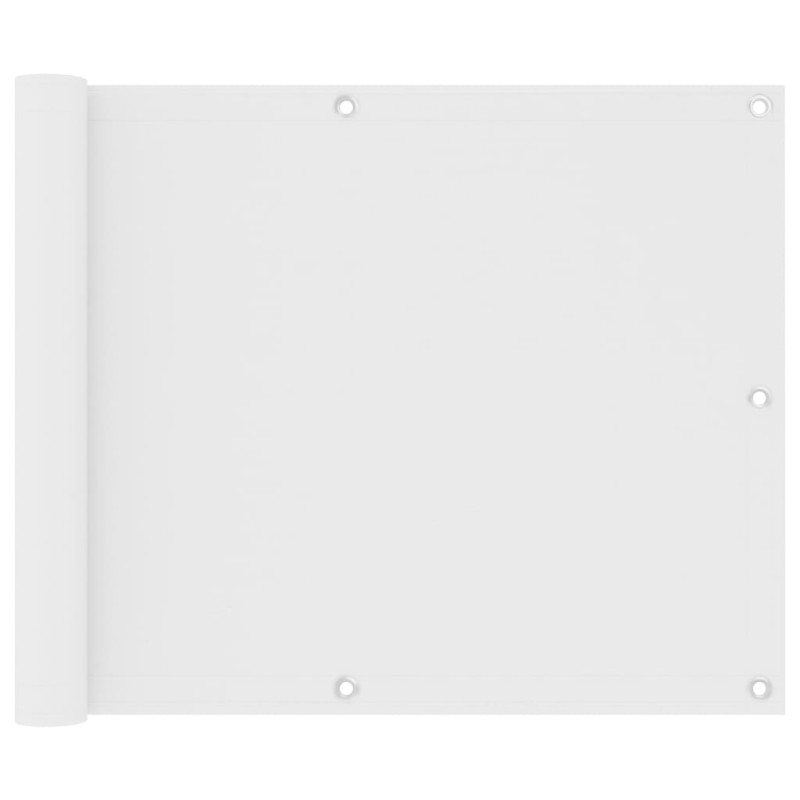 vidaXL Toldo para balcón tela oxford blanco 75x300 cm vidaXL Toldo para balcón tela oxford blanco 75x300 cm