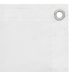 vidaXL Toldo para balcón tela oxford blanco 75x300 cm
