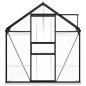 vidaXL Invernadero con estructura base aluminio gris antracita 9,31 m² vidaXL Invernadero con estructura base aluminio gris antracita 9,31 m²