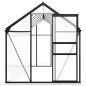 vidaXL Invernadero con estructura base aluminio gris antracita 9,31 m² vidaXL Invernadero con estructura base aluminio gris antracita 9,31 m²