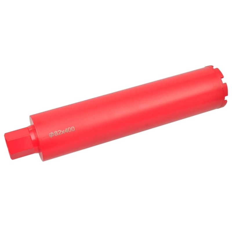 Broca de diamante para perforación en seco / húmedo 82 x 400 mm Broca de diamante para perforación en seco / húmedo 82 x 400 mm