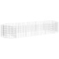 vidaXL Arriate de gaviones de hierro galvanizado 300x100x50 cm vidaXL Arriate de gaviones de hierro galvanizado 300x100x50 cm