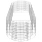 vidaXL Arriate de gaviones de hierro galvanizado 300x100x50 cm vidaXL Arriate de gaviones de hierro galvanizado 300x100x50 cm