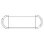 vidaXL Arriate de gaviones de hierro galvanizado 300x100x50 cm vidaXL Arriate de gaviones de hierro galvanizado 300x100x50 cm