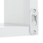 vidaXL Estante de esquina pared 2 uds madera blanco brillo 40x40x50 cm vidaXL Estante de esquina pared 2 uds madera blanco brillo 40x40x50 cm