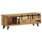 vidaXL Mueble de TV de madera maciza de mango 120x30x40 cm vidaXL Mueble de TV de madera maciza de mango 120x30x40 cm