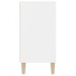 vidaXL Aparador de madera contrachapada blanco 103,5x35x70 cm vidaXL Aparador de madera contrachapada blanco 103,5x35x70 cm