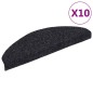vidaXL Alfombrilla autoadhesiva escalera 10 uds 65x21x4 cm negro vidaXL Alfombrilla autoadhesiva escalera 10 uds 65x21x4 cm negro
