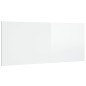 vidaXL Cabecero cama madera contrachapada blanco brillo 200x1,5x80 cm vidaXL Cabecero cama madera contrachapada blanco brillo 200x1,5x80 cm
