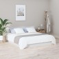 vidaXL Cabecero cama madera contrachapada blanco brillo 200x1,5x80 cm vidaXL Cabecero cama madera contrachapada blanco brillo 200x1,5x80 cm