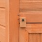 vidaXL Gallinero madera maciza pino y abeto 126x117x125 cm vidaXL Gallinero madera maciza pino y abeto 126x117x125 cm