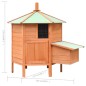 vidaXL Gallinero madera maciza pino y abeto 126x117x125 cm vidaXL Gallinero madera maciza pino y abeto 126x117x125 cm