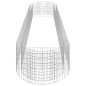 vidaXL Arriate de gaviones de hierro galvanizado 500x100x50 cm vidaXL Arriate de gaviones de hierro galvanizado 500x100x50 cm