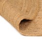vidaXL Alfombra redonda yute trenzado 210 cm vidaXL Alfombra redonda yute trenzado 210 cm