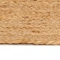vidaXL Alfombra redonda yute trenzado 210 cm vidaXL Alfombra redonda yute trenzado 210 cm
