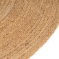 vidaXL Alfombra redonda yute trenzado 210 cm vidaXL Alfombra redonda yute trenzado 210 cm