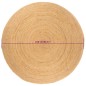 vidaXL Alfombra redonda yute trenzado 210 cm vidaXL Alfombra redonda yute trenzado 210 cm