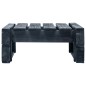 vidaXL Otomana de palés para jardín madera negro vidaXL Otomana de palés para jardín madera negro