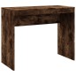vidaXL Escritorio de madera contrachapada roble ahumado 90x40x72 cm vidaXL Escritorio de madera contrachapada roble ahumado 90x40x72 cm