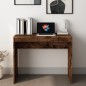 vidaXL Escritorio de madera contrachapada roble ahumado 90x40x72 cm vidaXL Escritorio de madera contrachapada roble ahumado 90x40x72 cm