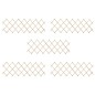 vidaXL Vallas enrejadas 5 uds madera de abeto 180x60 cm vidaXL Vallas enrejadas 5 uds madera de abeto 180x60 cm