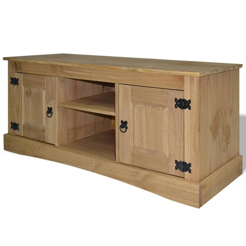vidaXL Mueble para TV Corona Range de pino mexicano 120x40x52 cm
