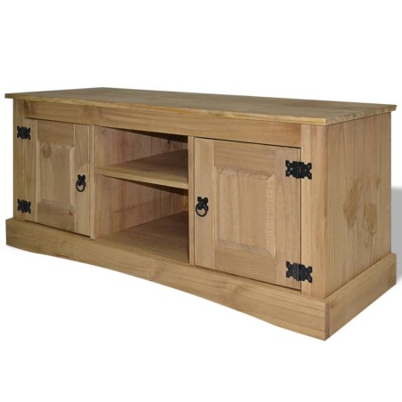 vidaXL Mueble para TV Corona Range de pino mexicano 120x40x52 cm