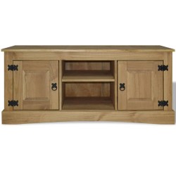 vidaXL Mueble para TV Corona Range de pino mexicano 120x40x52 cm