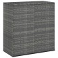 vidaXL Baúl de cojines para jardín de ratán PE gris 100x49x103,5 cm vidaXL Baúl de cojines para jardín de ratán PE gris 100x49x103,5 cm