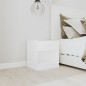 vidaXL Mesitas de noche con cajón 2 unidades blancas vidaXL Mesitas de noche con cajón 2 unidades blancas