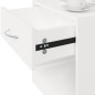 vidaXL Mesitas de noche con cajón 2 unidades blancas vidaXL Mesitas de noche con cajón 2 unidades blancas