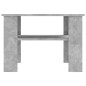 vidaXL Mesa de centro madera contrachapada gris hormigón 60x60x42 cm vidaXL Mesa de centro madera contrachapada gris hormigón 60x60x42 cm