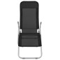 vidaXL Tumbonas plegables 2 unidades textilene negro vidaXL Tumbonas plegables 2 unidades textilene negro