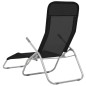 vidaXL Tumbonas plegables 2 unidades textilene negro vidaXL Tumbonas plegables 2 unidades textilene negro