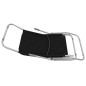 vidaXL Tumbonas plegables 2 unidades textilene negro vidaXL Tumbonas plegables 2 unidades textilene negro