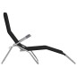 vidaXL Tumbonas plegables 2 unidades textilene negro vidaXL Tumbonas plegables 2 unidades textilene negro