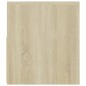 vidaXL Mueble de TV con luces LED roble Sonoma 120x35x40 cm