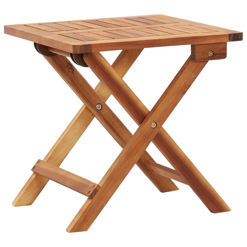 vidaXL Mesa de centro plegable de jardín madera de acacia 40x40x40 cm vidaXL Mesa de centro plegable de jardín madera de acacia 40x40x40 cm