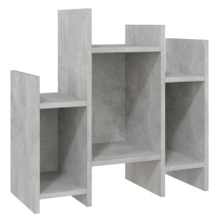 vidaXL Armario auxiliar madera contrachapada gris hormigón 60x26x60 cm