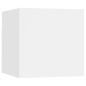 vidaXL Mueble para TV de pared blanco 30,5x30x30 cm