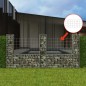vidaXL Cesta en forma de U muro de gaviones galvanizado 240x20x100 cm vidaXL Cesta en forma de U muro de gaviones galvanizado 240x20x100 cm