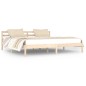 vidaXL Estructura de cama madera maciza de pino 200x200 cm vidaXL Estructura de cama madera maciza de pino 200x200 cm