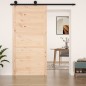 vidaXL Puerta de granero madera maciza pino 100x1,8x204,5 cm vidaXL Puerta de granero madera maciza pino 100x1,8x204,5 cm