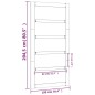 vidaXL Puerta de granero madera maciza pino 100x1,8x204,5 cm vidaXL Puerta de granero madera maciza pino 100x1,8x204,5 cm