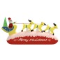 vidaXL Papá Noel y renos de Navidad inflables con LED 145 cm vidaXL Papá Noel y renos de Navidad inflables con LED 145 cm
