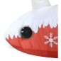 vidaXL Papá Noel y renos de Navidad inflables con LED 145 cm vidaXL Papá Noel y renos de Navidad inflables con LED 145 cm