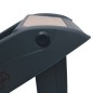 vidaXL Escalera para perros plegable de 4 peldaños gris oscuro