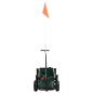 vidaXL Carrito de pesca con bolsa de acero negro