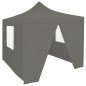vidaXL Carpa pleglable Pop-Up con 4 paredes antracita 3x3 m vidaXL Carpa pleglable Pop-Up con 4 paredes antracita 3x3 m